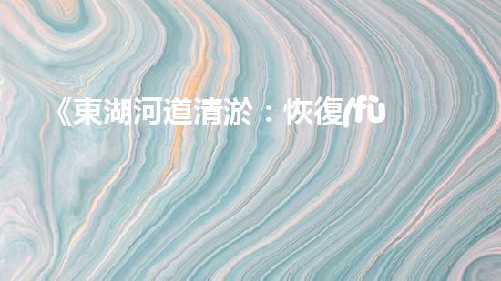 《東湖河道清淤：恢復(fù)水域生態(tài)，保障城市安全》